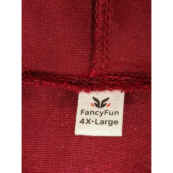 Mrs Santa Claus Velvet Costume Christmas Womens 4XL Hooded Belt Gloves New - Picture 15 of 16